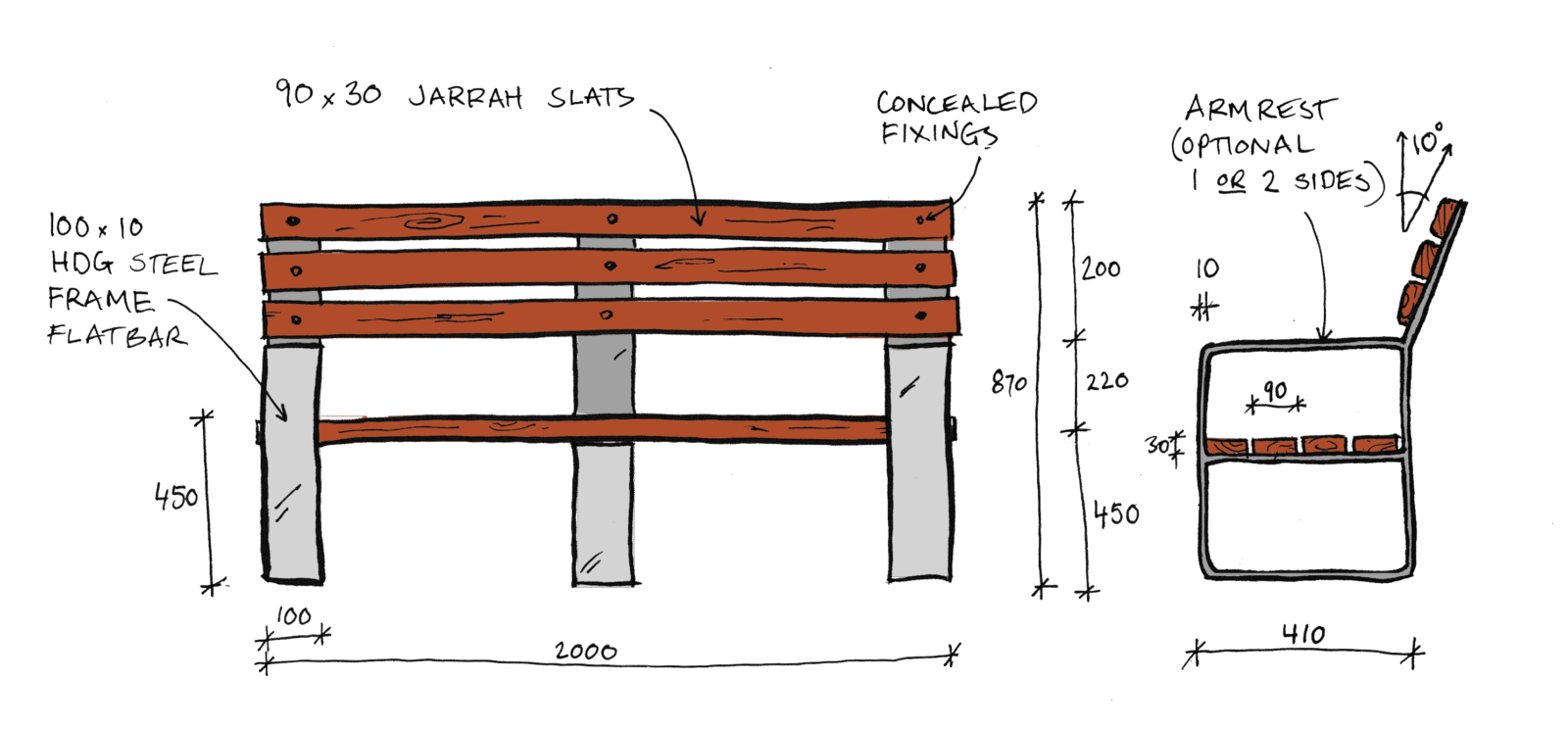 Bench Seat Van Ryt Industries